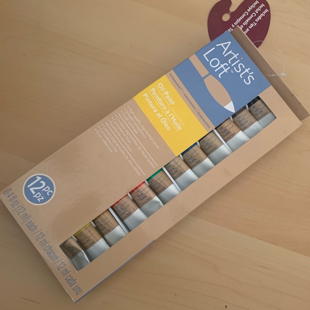 Artist's Loft Fundamentals Oil Paint Set, 12 Count